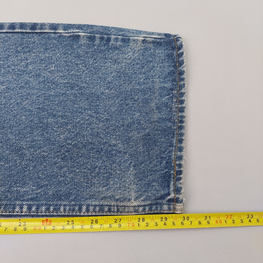 Vintage Levi's Orange Tab Jeans Size 35x32 Distressed Faded Blue Jeans - Picture 15 of 16